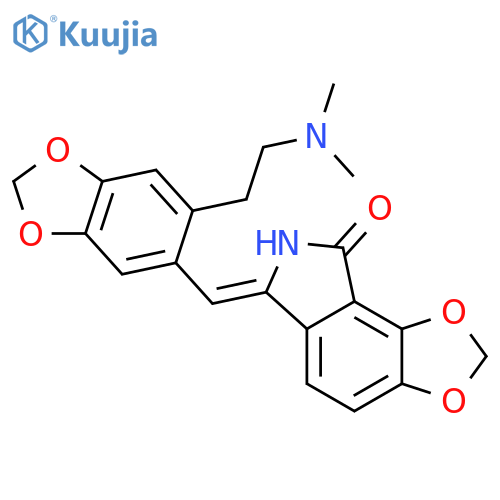 8H-1,3-Dioxolo[4,5-e]isoindol-8-one,6-[[6-[2-(dimethylamino)ethyl]-1,3-benzodioxol-5-yl]methylene]-6,7-dihydro-(9CI) structure