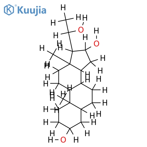 (10S)-3c.16t-Dihydroxy-10r.13c-dimethyl-17c-((R)-1-hydroxy-aethyl)-(5tH.8cH.9tH.14tH)-hexadecahydro-1H-cyclopenta[a]phenanthren structure