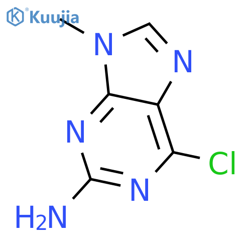 6-chloro-9-methyl-9H-Purin-2-amine structure