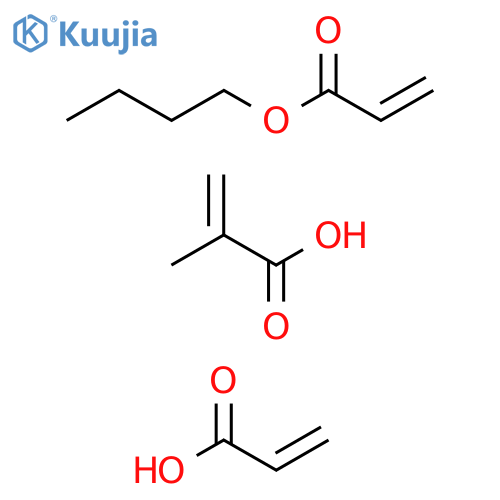 2-Propenoicacid,2-methyl-,polymerwithbutyl2-propenoateand2-propenoicacid structure
