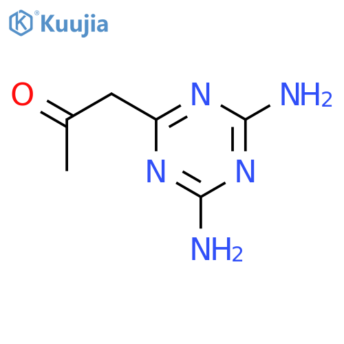 2-Propanone,1-(4,6-diamino-1,3,5-triazin-2-yl)- structure