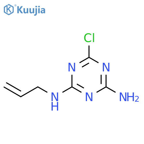 1,3,5-Triazine-2,4-diamine,6-chloro-N2-2-propen-1-yl- structure