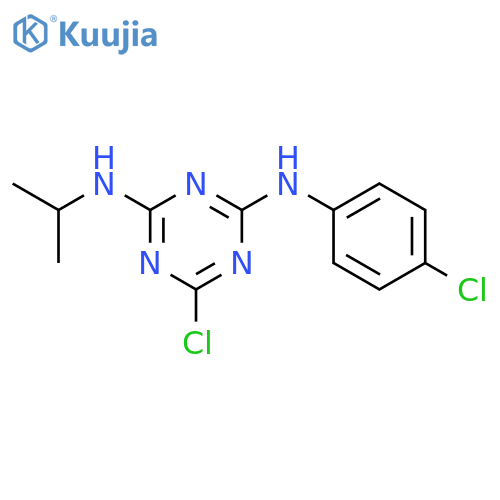 1,3,5-Triazine-2,4-diamine,6-chloro-N2-(4-chlorophenyl)-N4-(1-methylethyl)- structure