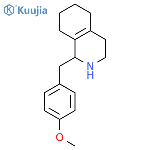 (S)-1,2,3,4,5,6,7,8-Octahydro-1-[(4-methoxyphenyl)methyl]isoquinoline structure