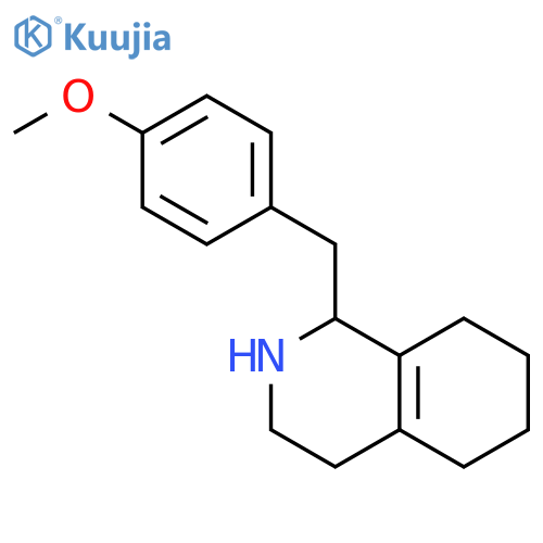 (R)-1,2,3,4,5,6,7,8-Octahydro-1-(4-methoxyphenyl)methylisoquinoline structure