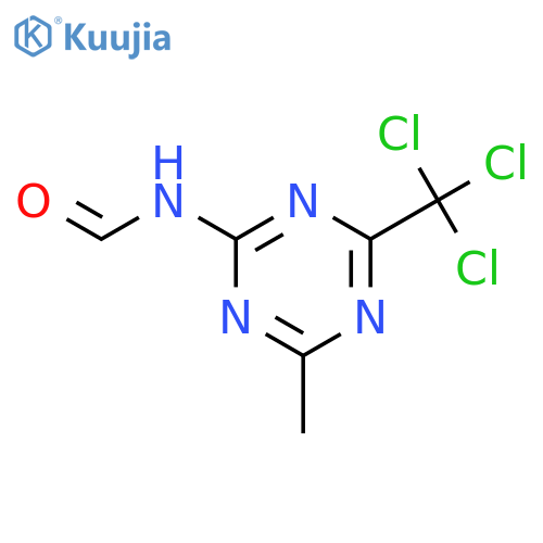 Formamide,N-[4-methyl-6-(trichloromethyl)-1,3,5-triazin-2-yl]- structure