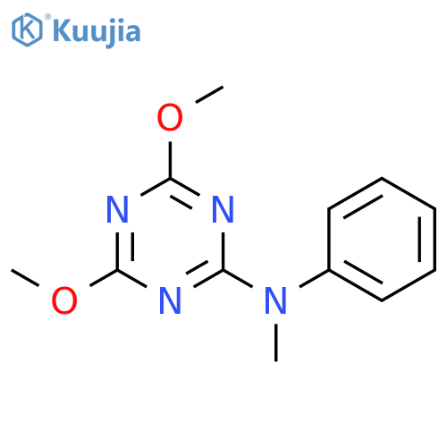 1,3,5-Triazin-2-amine,4,6-dimethoxy-N-methyl-N-phenyl- structure