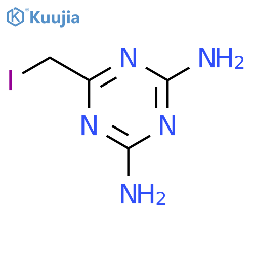 1,3,5-Triazine-2,4-diamine,6-(iodomethyl)- structure
