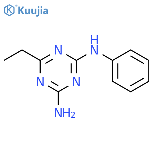 1,3,5-Triazine-2,4-diamine,6-ethyl-N2-phenyl- structure