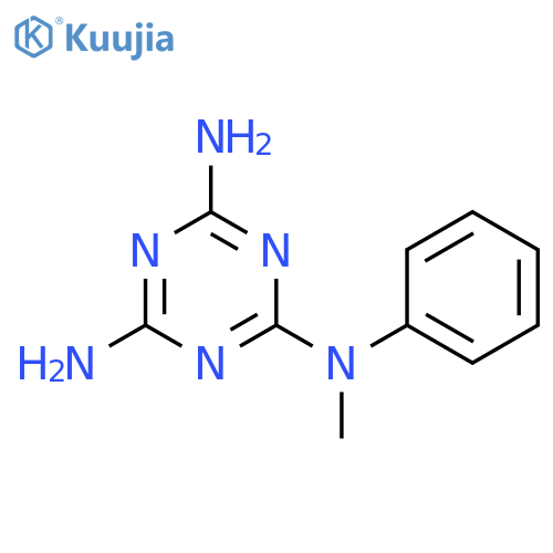 1,3,5-Triazine-2,4,6-triamine,N2-methyl-N2-phenyl- structure