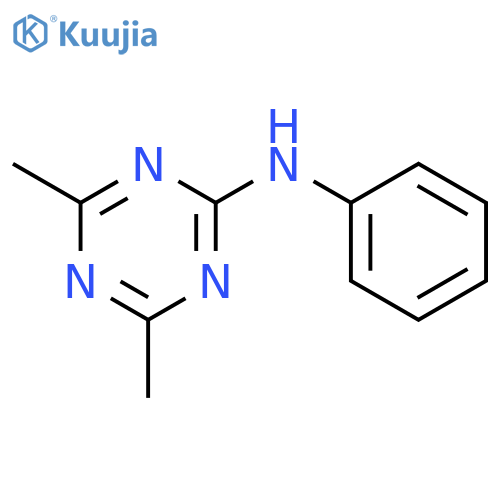 1,3,5-Triazin-2-amine,4,6-dimethyl-N-phenyl- structure