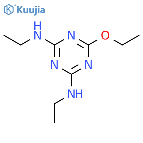 1,3,5-Triazine-2,4-diamine,6-ethoxy-N2,N4-diethyl- structure