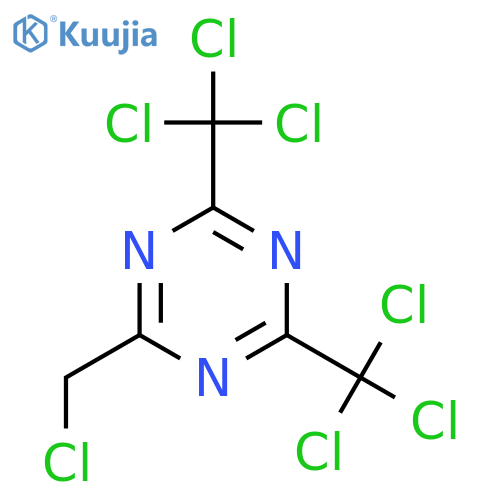 1,3,5-Triazine,2-(chloromethyl)-4,6-bis(trichloromethyl)- structure