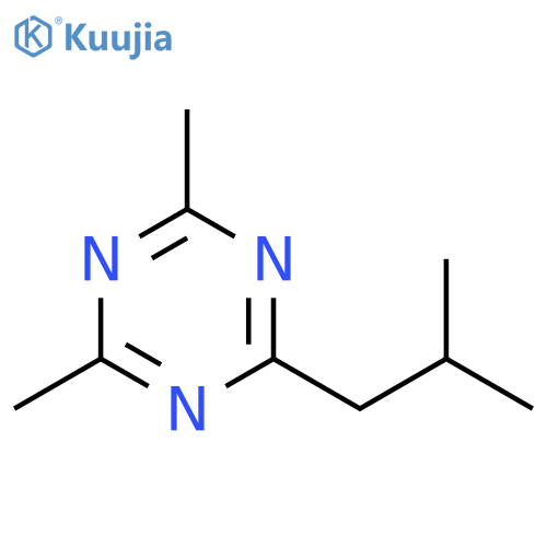1,3,5-Triazine,2,4-dimethyl-6-(2-methylpropyl)- structure