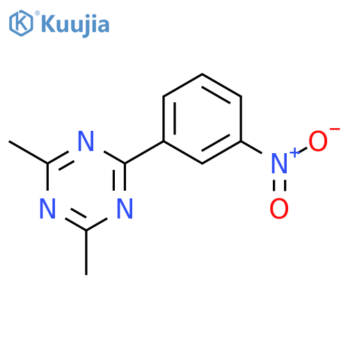 1,3,5-Triazine,2,4-dimethyl-6-(3-nitrophenyl)- structure