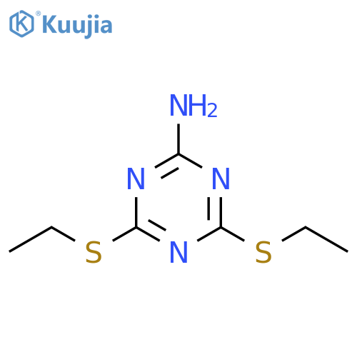 1,3,5-Triazin-2-amine,4,6-bis(ethylthio)- structure