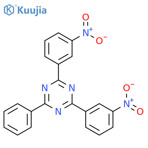 1,3,5-Triazine,2,4-bis(3-nitrophenyl)-6-phenyl- structure