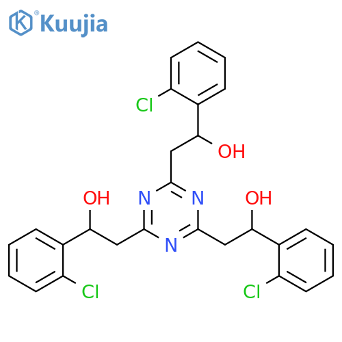 1,3,5-Triazine-2,4,6-triethanol,a2,a4,a6-tris(2-chlorophenyl)- structure