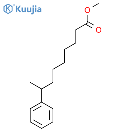 Methyl 8-phenylnonanoate structure