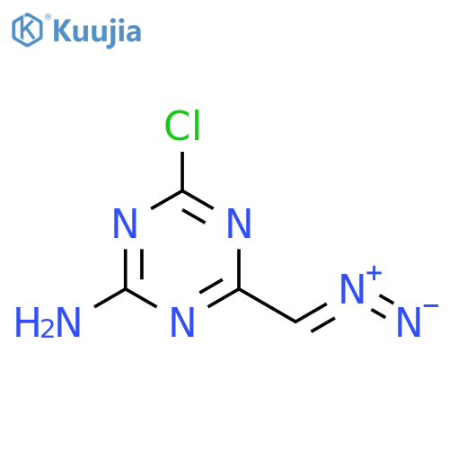 1,3,5-Triazin-2-amine,4-chloro-6-(diazomethyl)- structure