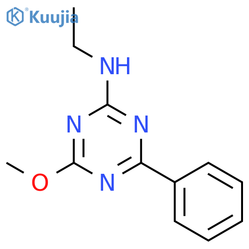 1,3,5-Triazin-2-amine,N-ethyl-4-methoxy-6-phenyl- structure