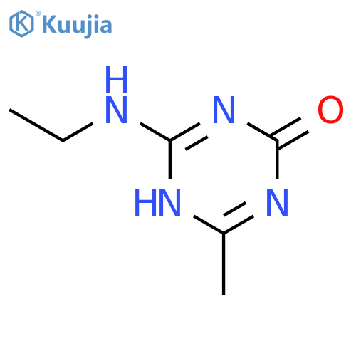 1,3,5-Triazin-2(1H)-one,6-(ethylamino)-4-methyl- structure