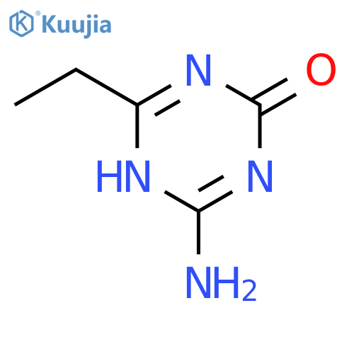 1,3,5-Triazin-2(1H)-one,6-amino-4-ethyl- structure