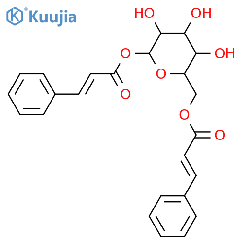 1-O-Cinnamoylglucose; β-D-Pyranose-(E)-form, 6-O-E-Cinnamoyl structure
