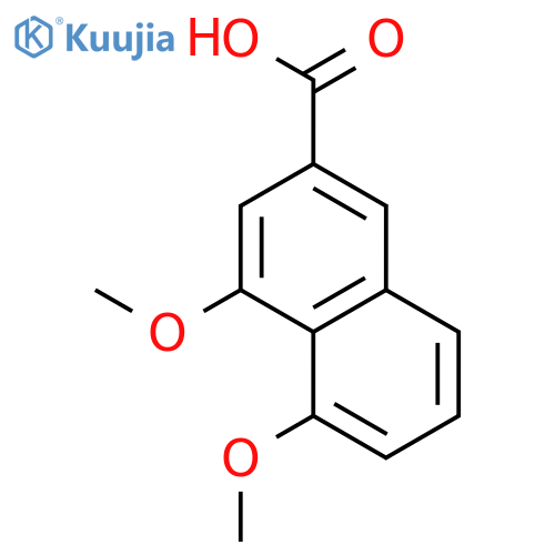 2-Naphthalenecarboxylic acid, 4,5-diMethoxy- structure