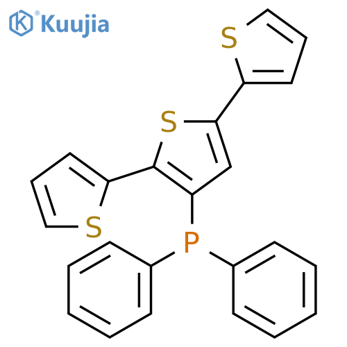 Phosphine, diphenyl[2,2':5',2''-terthiophen]-3'-yl- structure