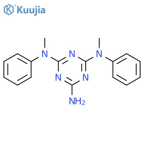 1,3,5-Triazine-2,4,6-triamine,N2,N4-dimethyl-N2,N4-diphenyl- structure