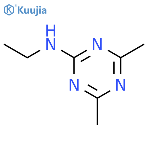 N-ethyl-4,6-dimethyl-1,3,5-triazin-2-amine structure
