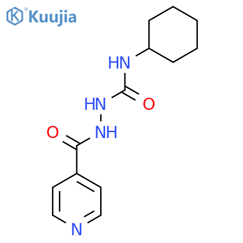 4-(Cyclohexyl)-1-(4-pyridylcarbonyl)semicarbazide structure
