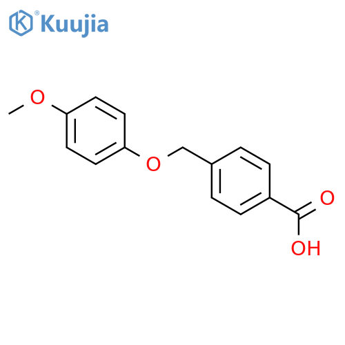 4-(4-methoxyphenoxy)methylbenzoic acid structure