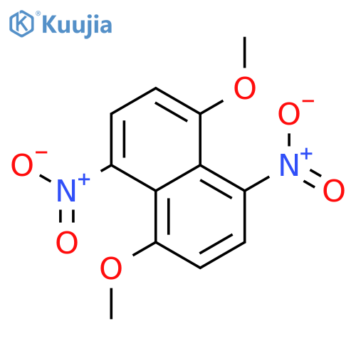 1,5-dimethoxy-4,8-dinitronaphthalene structure