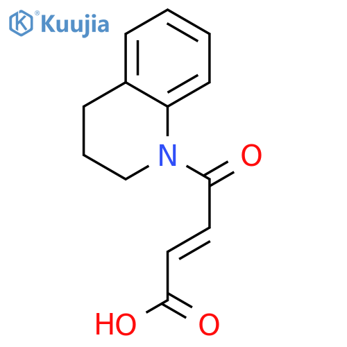 4-Oxo-4-(1,2,3,4-tetrahydroquinolin-1-yl)but-2-enoic Acid structure
