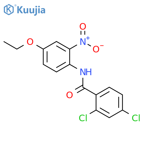 2,4-dichloro-N-(4-ethoxy-2-nitrophenyl)benzamide structure