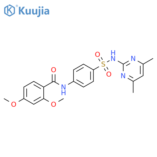 Benzamide,N-[4-[[(4,6-dimethyl-2-pyrimidinyl)amino]sulfonyl]phenyl]-2,4-dimethoxy- structure
