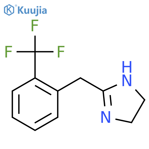 1H-Imidazole,4,5-dihydro-2-[[2-(trifluoromethyl)phenyl]methyl]- structure
