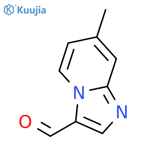7-Methylimidazo[1,2-a]pyridine-3-carbaldehyde structure