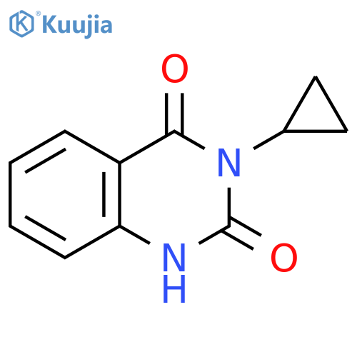 3-cyclopropyl-2,4(1H,3H)-quinazolinedione structure