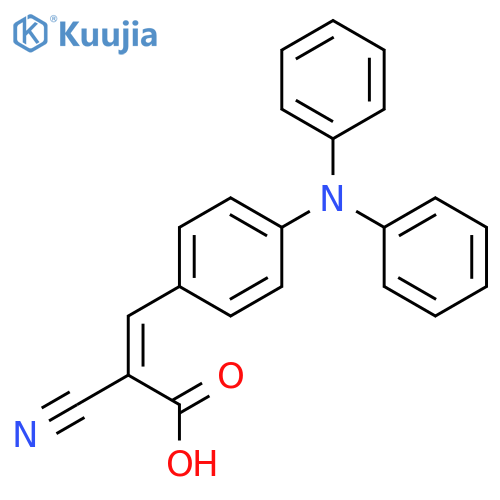 2-Propenoic acid, 2-cyano-3-[4-(diphenylamino)phenyl]- structure