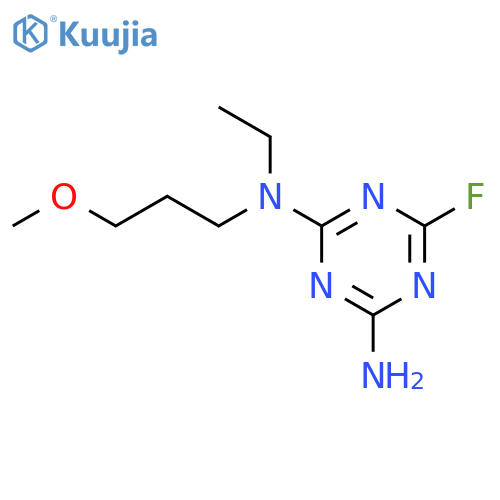 1,3,5-Triazine-2,4-diamine,N2-ethyl-6-fluoro-N4-(3-methoxypropyl)- structure