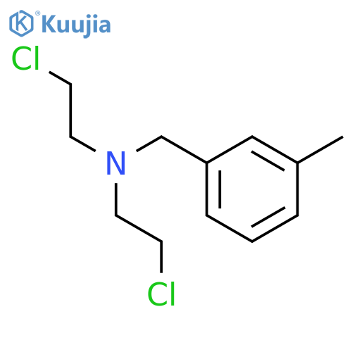 Benzenemethanamine,N,N-bis(2-chloroethyl)-3-methyl- structure