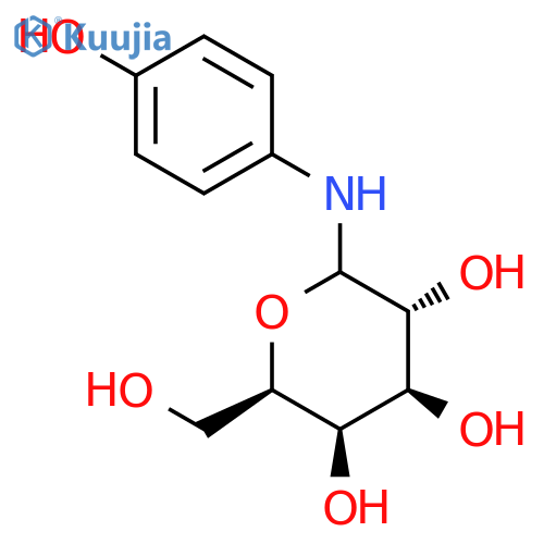 D-Galactopyranosylamine, N-(4-hydroxyphenyl)- structure