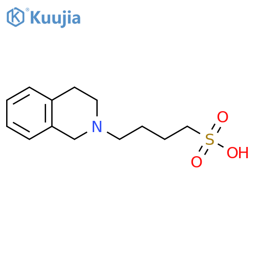 2(1H)-Isoquinolinebutanesulfonic acid, 3,4-dihydro- structure