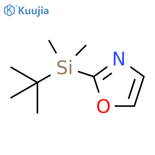 2-(tert-Butyl-dimethyl-silanyl)-oxazole structure
