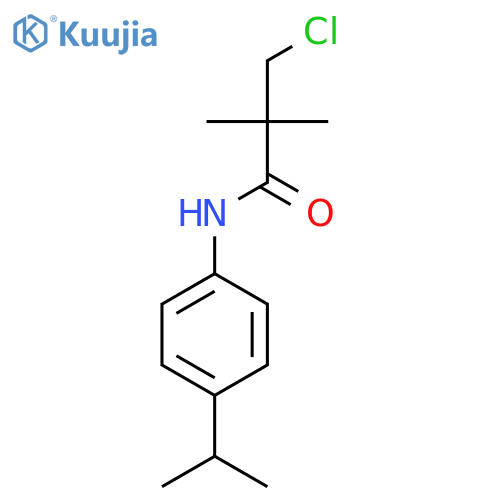 3-Chloro-N-(4-isopropylphenyl)-2,2-dimethylpropanamide structure