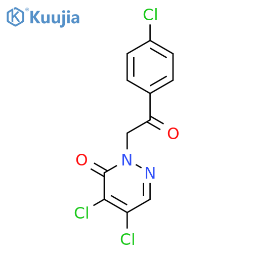 4,5-Dichloro-2-2-(4-chlorophenyl)-2-oxoethyl-3(2H)-pyridazinone structure