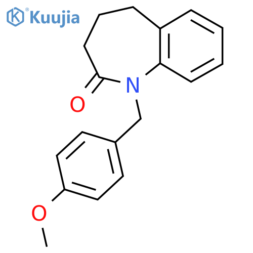 1-(4-Methoxybenzyl)-1,3,4,5-tetrahydro-2H-1-benzazepin-2-one structure